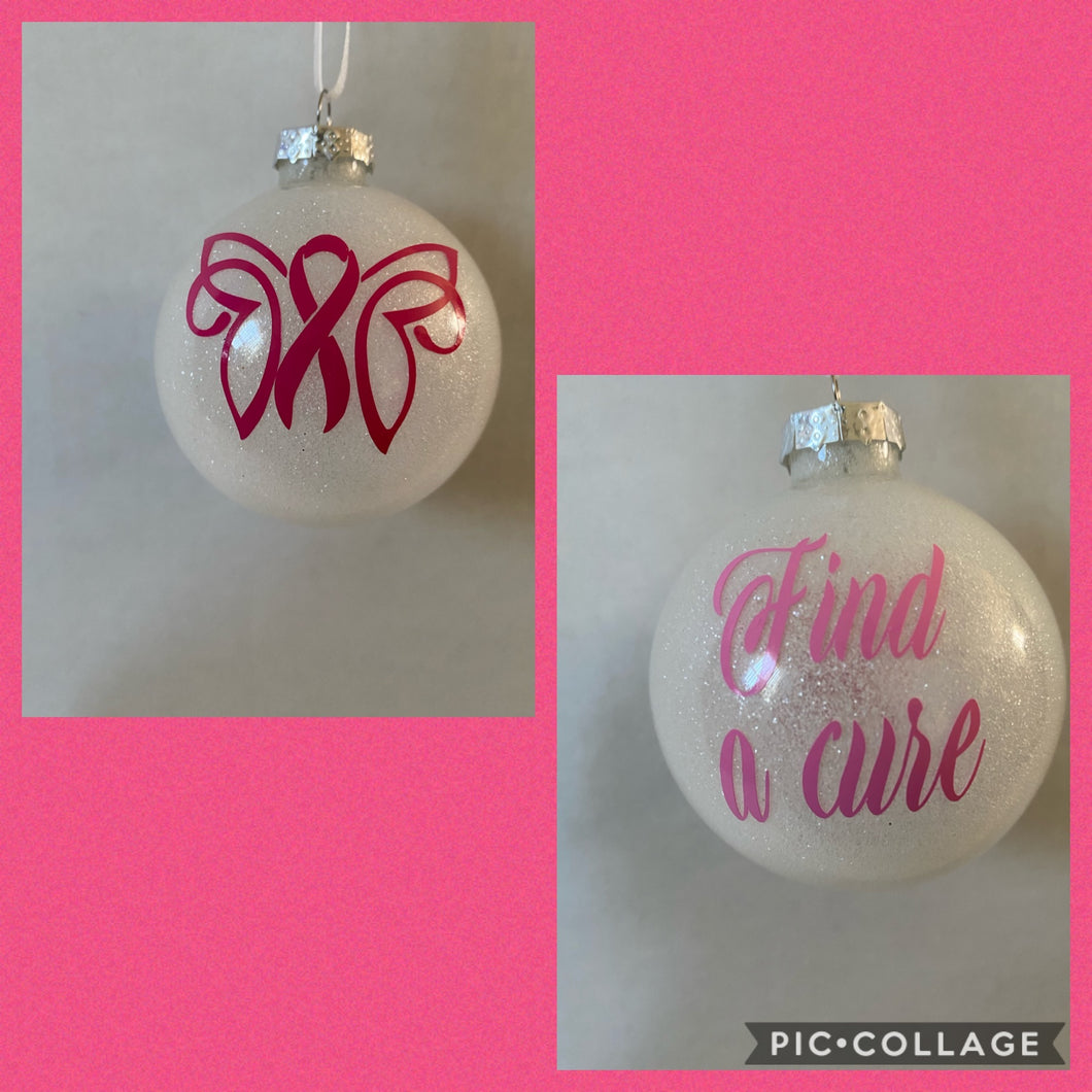 Find A Cure Ornament