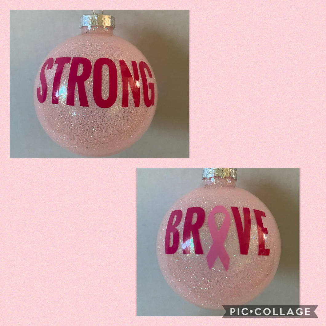 Strong/Brave Ornament