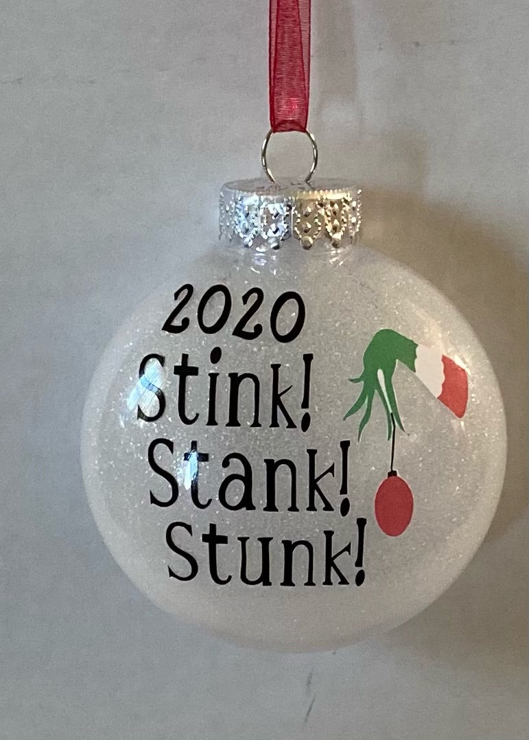 Stink Stank Stunk Grinch Ornament