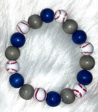 Load image into Gallery viewer, Male Beaded Baseball Bracelets
