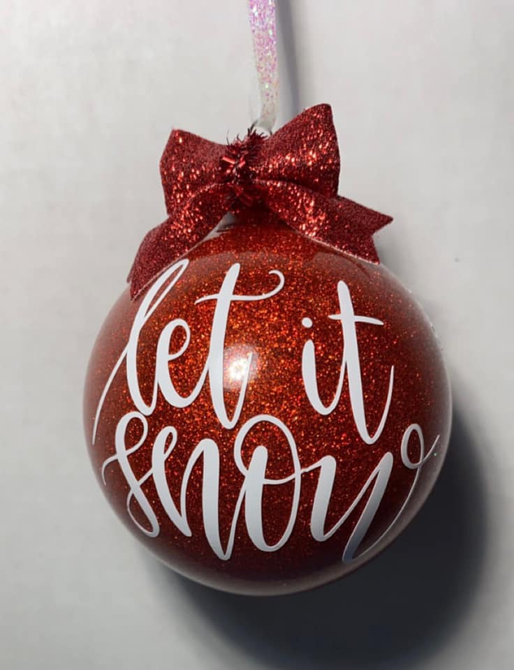 Let It Snow Ornament